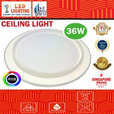 36W WH CEILING LAMP-RGB