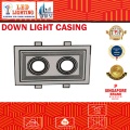 GU10 DOWN LIGHT CASING x 2