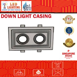 GU10 DOWN LIGHT CASING x 2