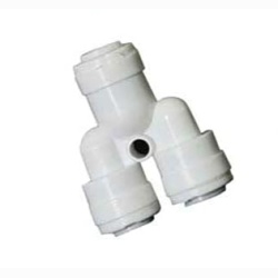 10Pcs 1/4" Tube Push Fit Elbow Quick Y Connect
