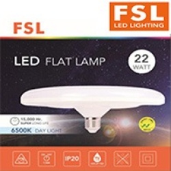 22W UFO E27 FSL FLAT BULB